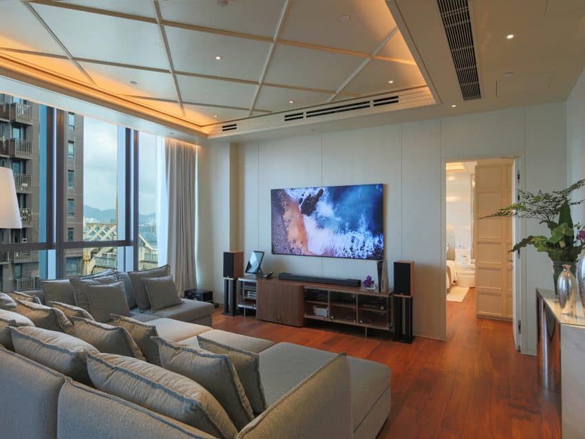 Mira Moon Penthouse Suite Living Room Entertainment