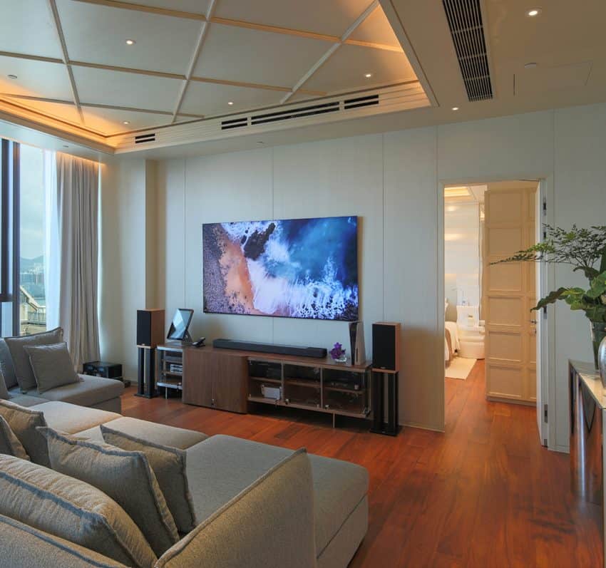 Mira Moon Penthouse Suite Living Room Entertainment