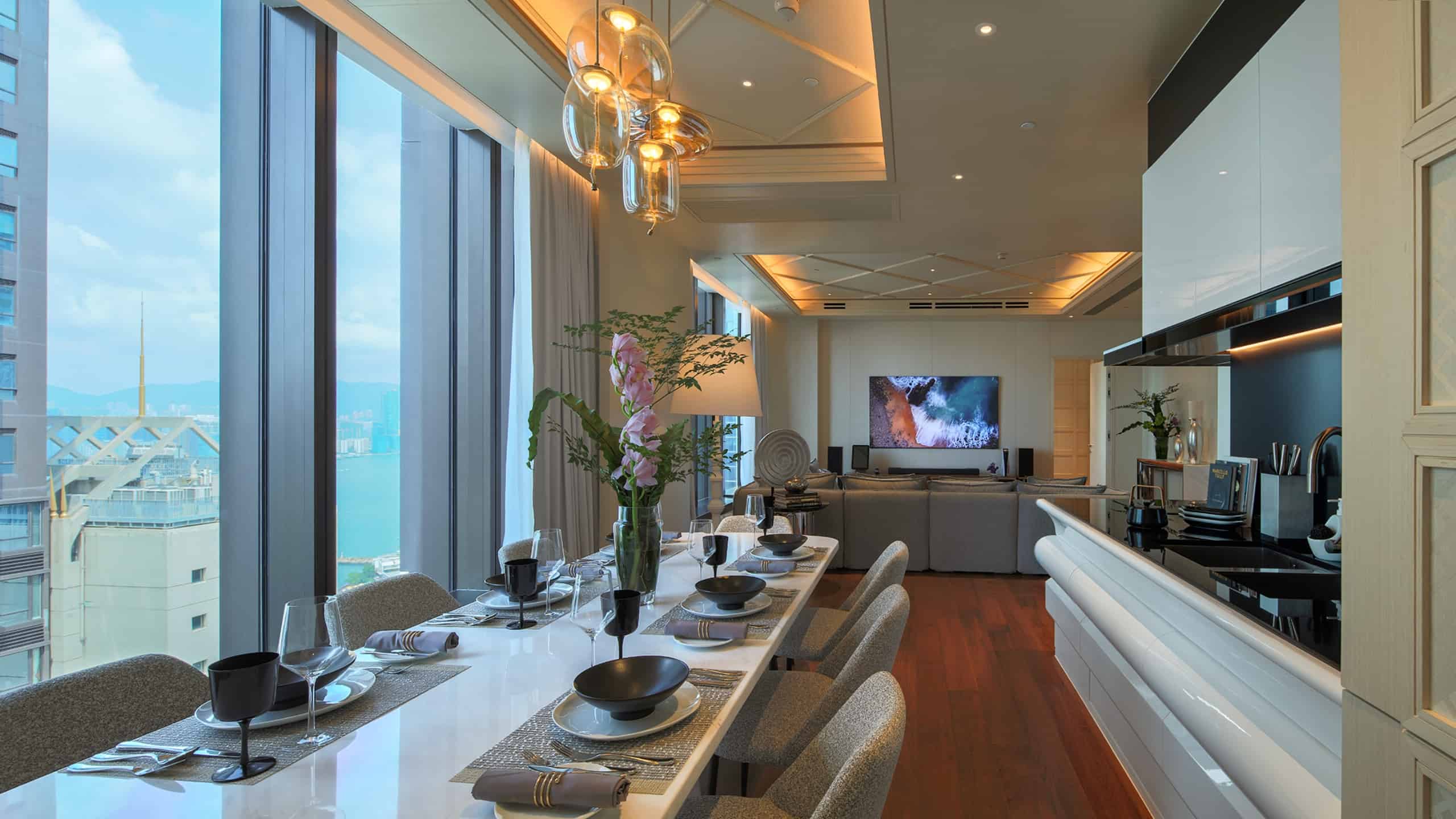 Mira Moon Penthouse Suite Living & Dining Room